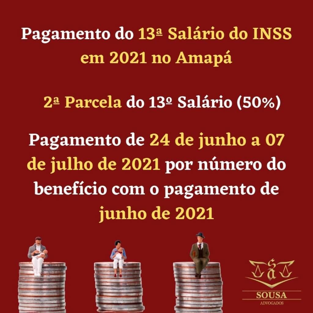 pagamento aposentadoria inss décimo terceiro no amapá em 2021
