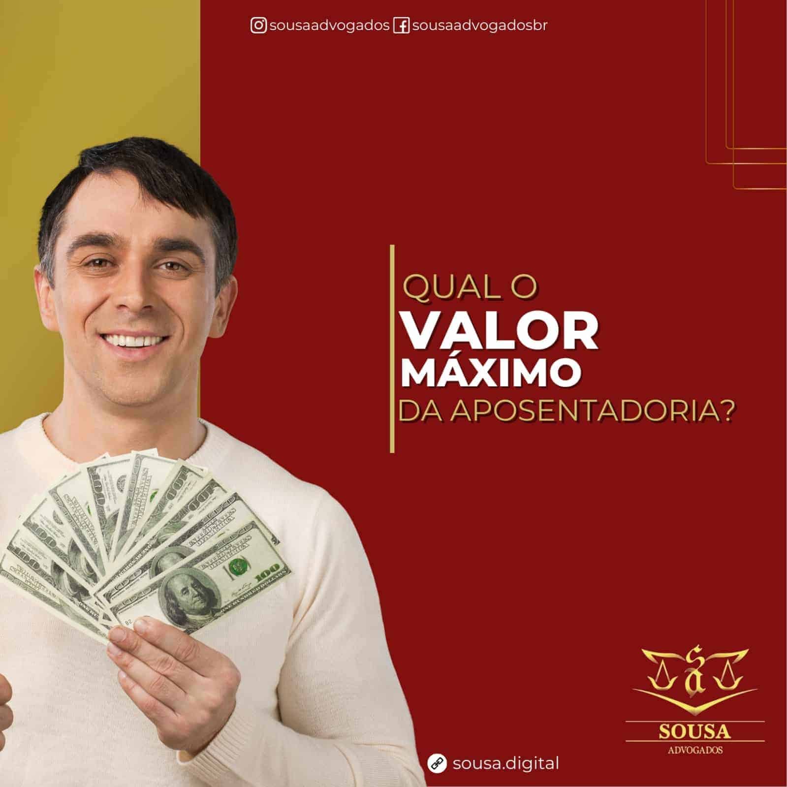 Valor máximo aposentadoria;