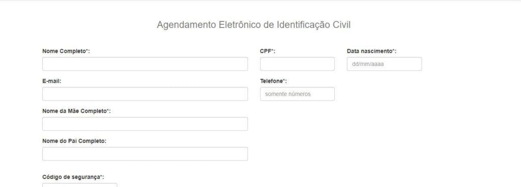 Agendamento Estação Cidadania;