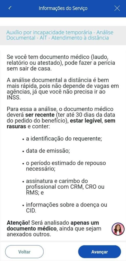 Analise de documentos;