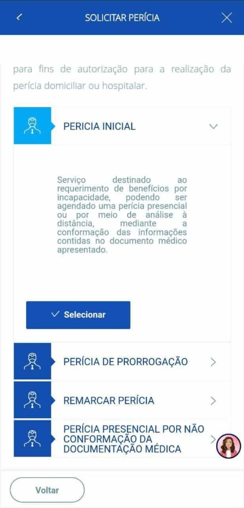 Perícia Inicial;