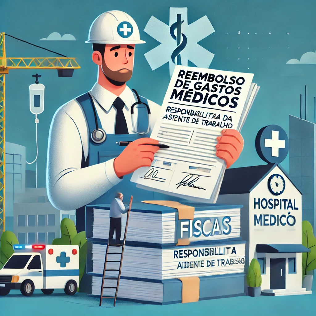 reembolso gastos medicos e acidente do trabalho