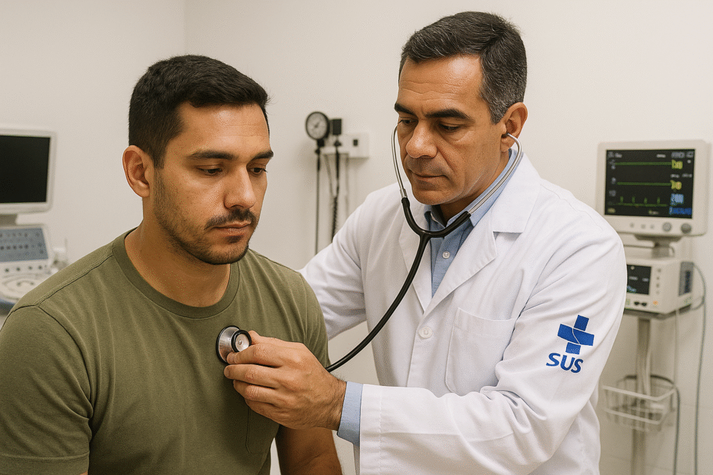Consulta médica para avaliação de incapacidade permanente para aposentadoria por invalidez