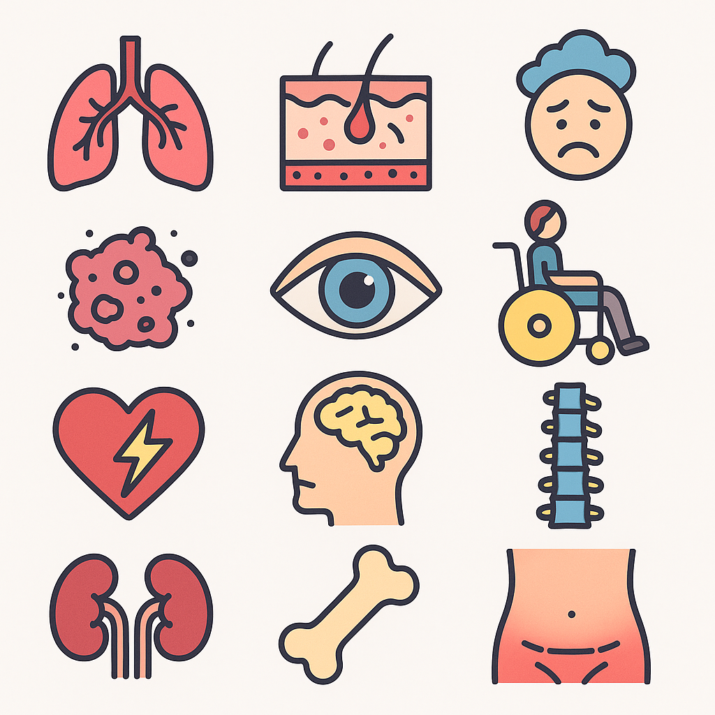 Doenças que dispensam carência para auxílio-doença do INSS