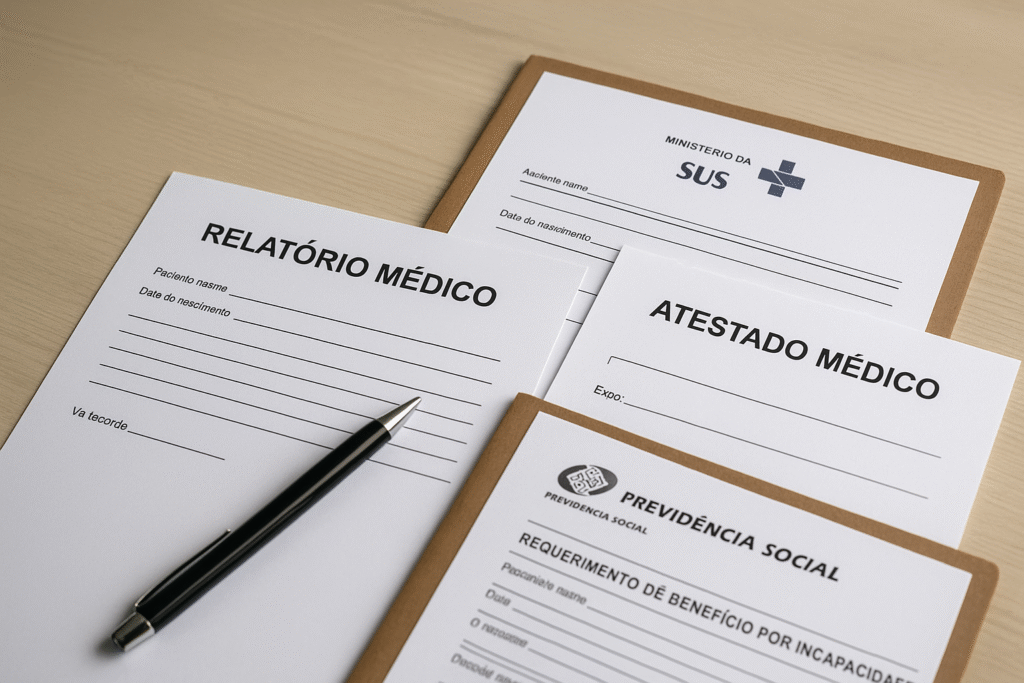 documentos para auxilio doença no inss
