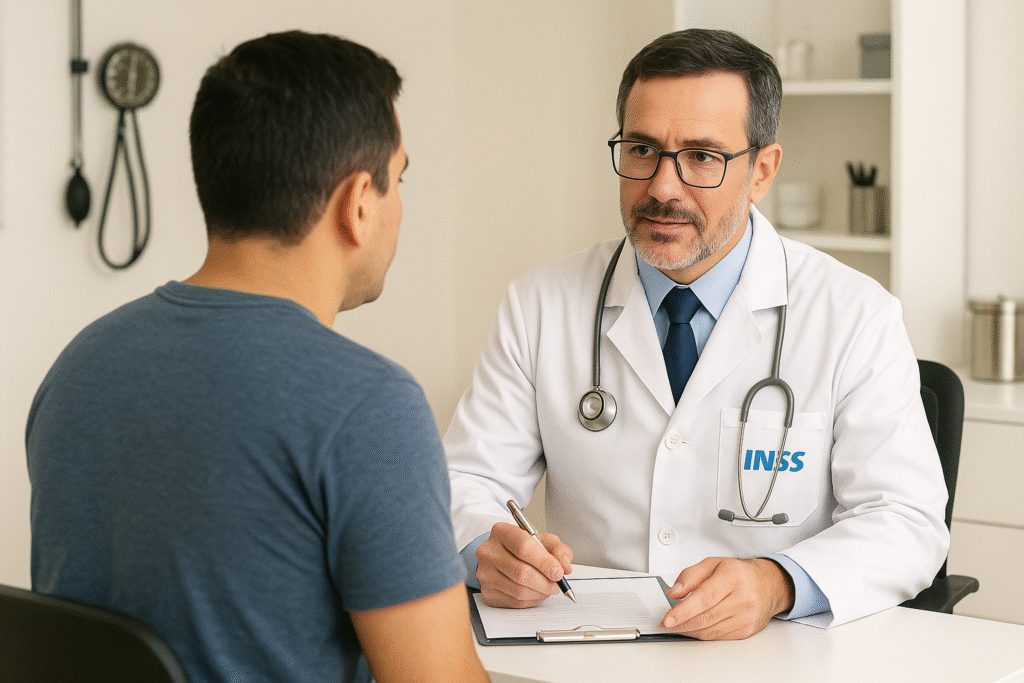 Perícia médica do INSS para concessão de auxílio-doença