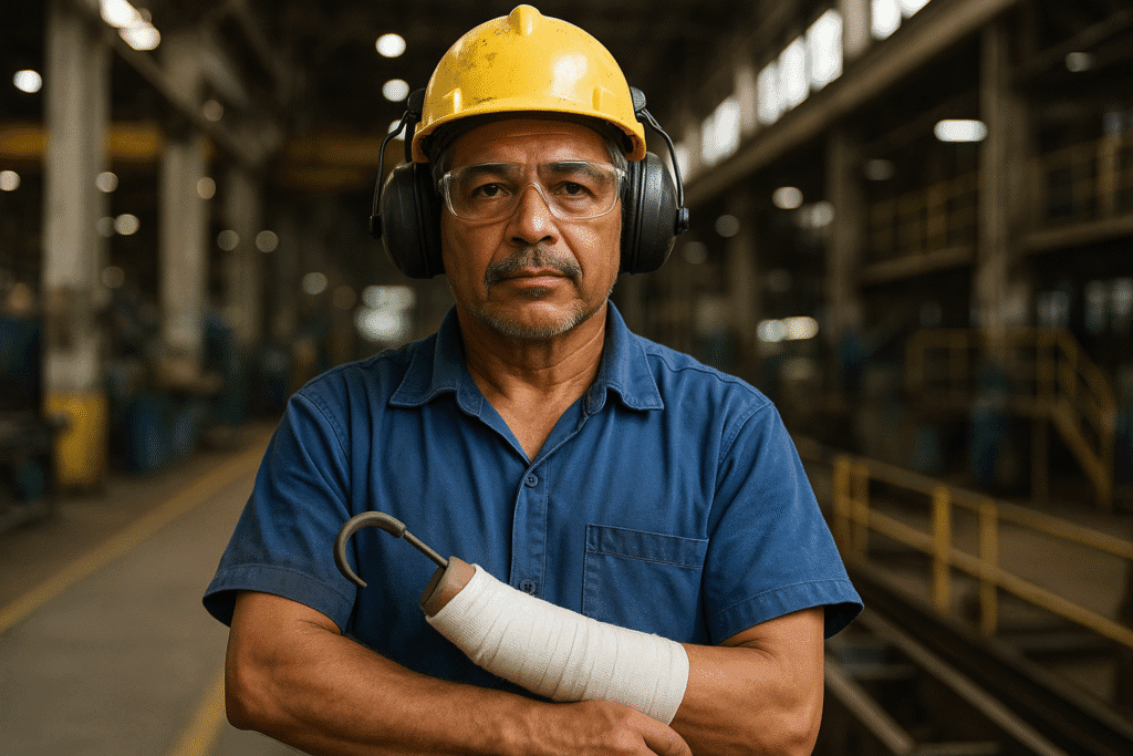 Trabalhador com sequela permanente em ambiente de trabalho com direito ao auxilio acidente