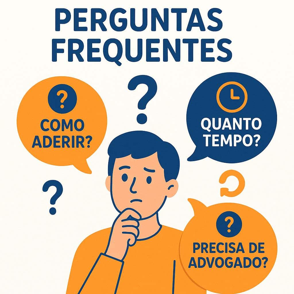 Ilustração de perguntas frequentes sobre a lei do superendividamento - FAQ completo