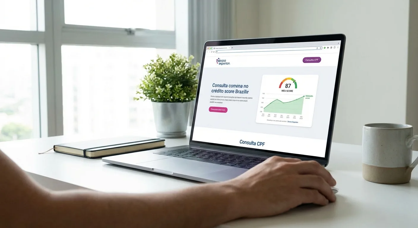Tela de consulta de credito Serasa SPC