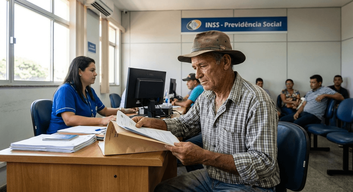 Trabalhador rural com documentos no INSS para aposentadoria - Sousa Advogados