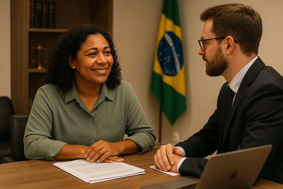Servidora pública do Amapá em consulta com advogado especialista em superendividamento e repactuação de dívidas em Macapá