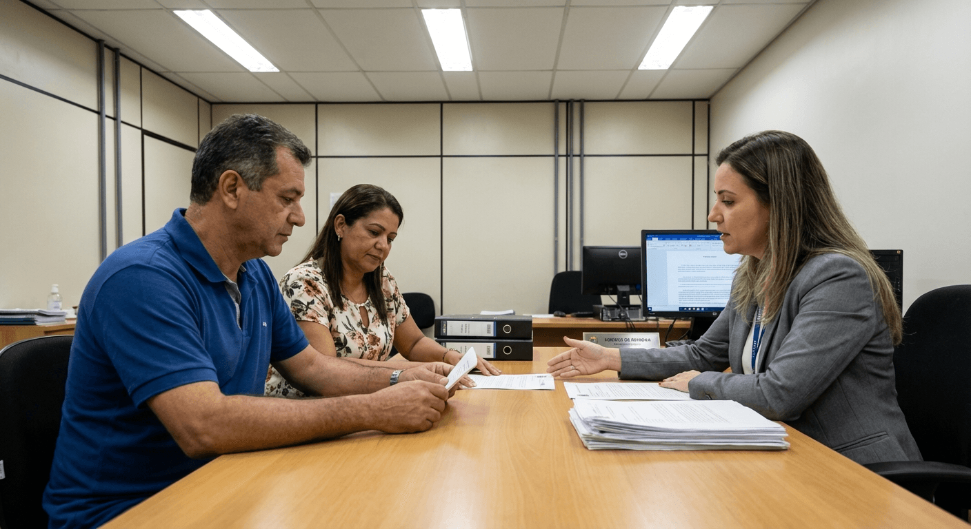 Audiência de mediação no Procon para renegociação de dívidas por superendividamento