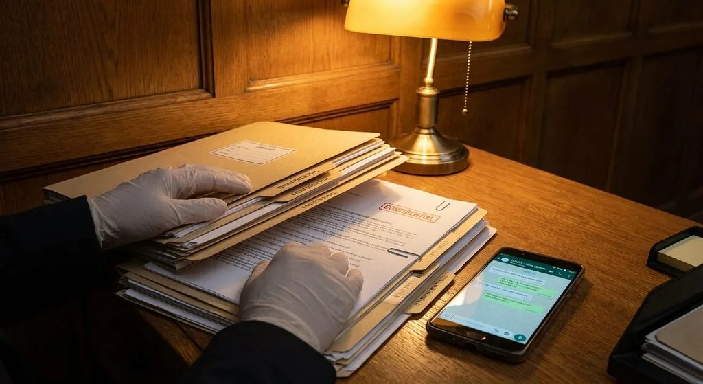 Organização de provas documentais para comprovar assédio moral