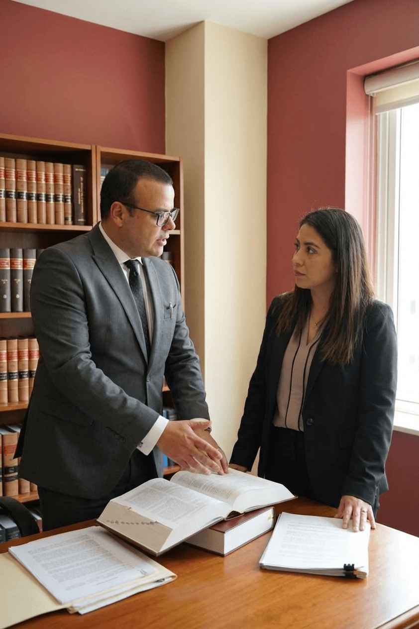 Advogado Jonas Sousa orientando servidor público sobre promoção na carreira