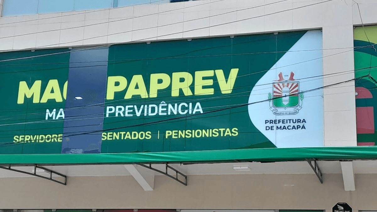 Fachada do MACAPREV - Macapá Previdência, instituto de aposentadoria dos servidores municipais de Macapá